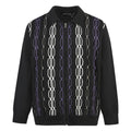 MADEEXTREME Jacquard Thick Needle Premium Zipper Knitted Sweater