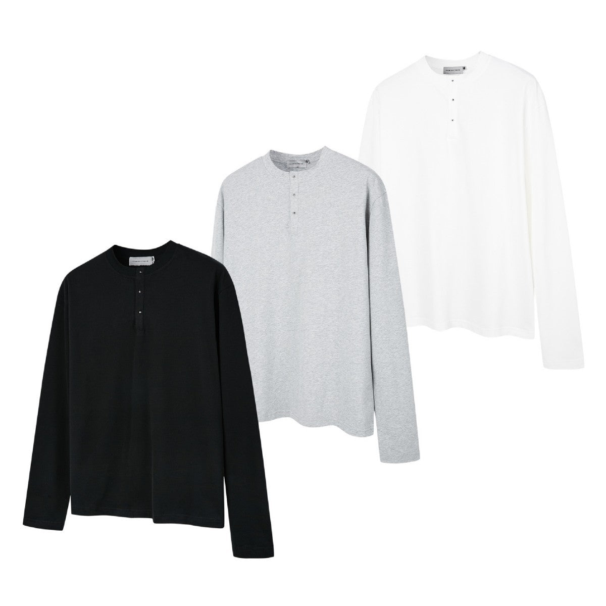 MADEEXTREME 100% Cotton Quiet Luxury Light Velvet Loose Crew Neck Long Sleeve Tee