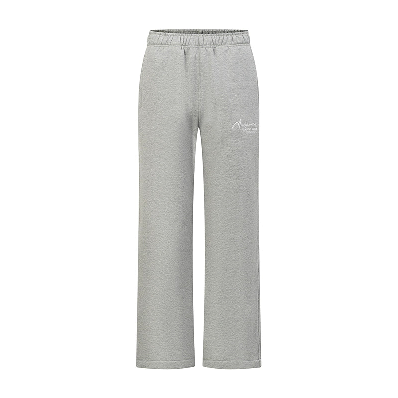 Madeinerror Heavy Embroidered Fleece Straight Casual Pants