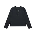EK Casual Waffle Pullover Long Sleeve