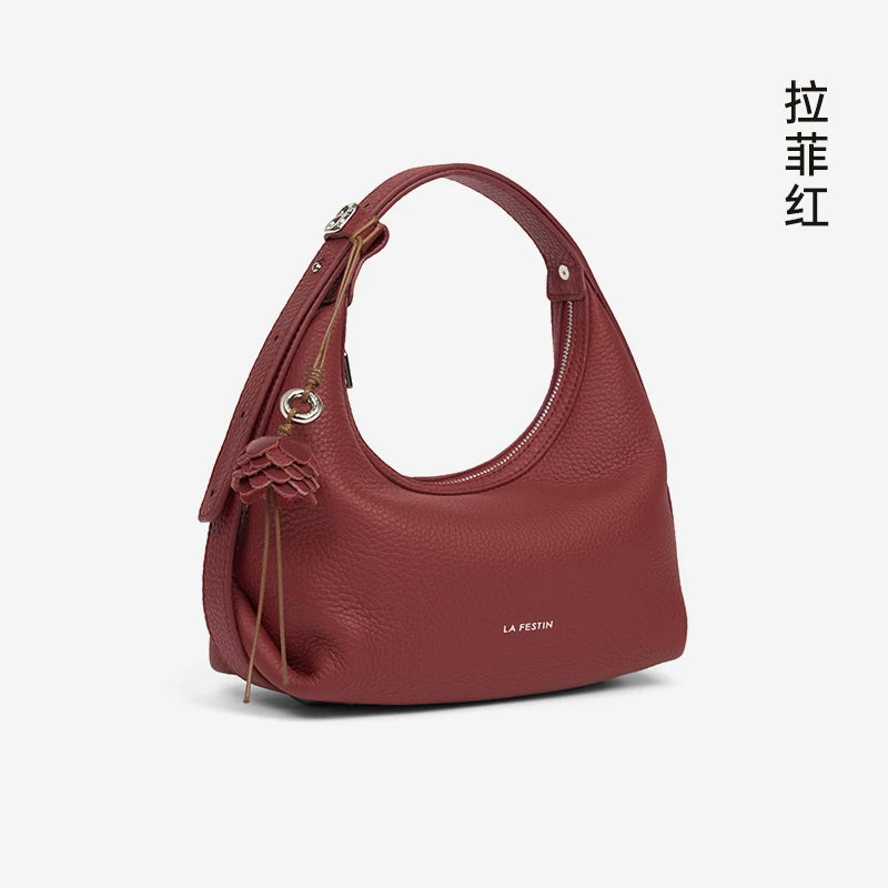 La Festin Leather Crossbody Underarm Bag