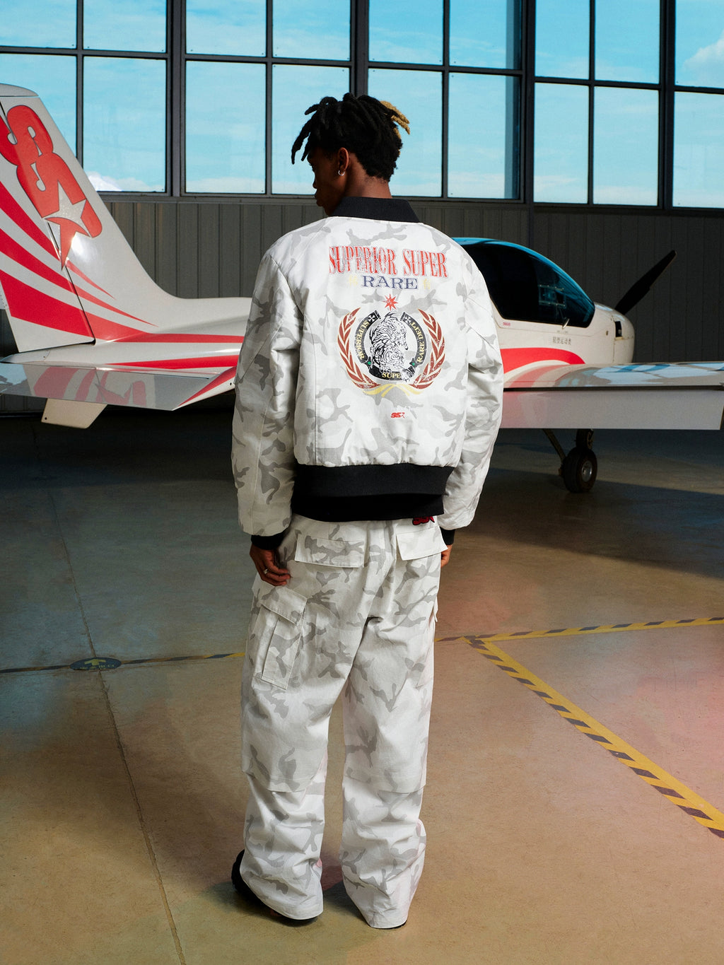 SSR "Shanjun" Embroidered Cotton-padded Camouflage Jacket