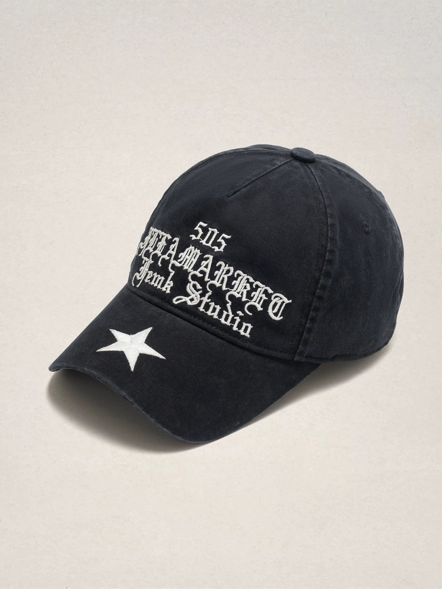 Fleamarket Embroidered Old Pentagram Baseball Cap