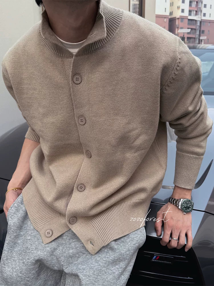 ZOZOFOREST Hourglass Stand-up Collar Thermal Sweater