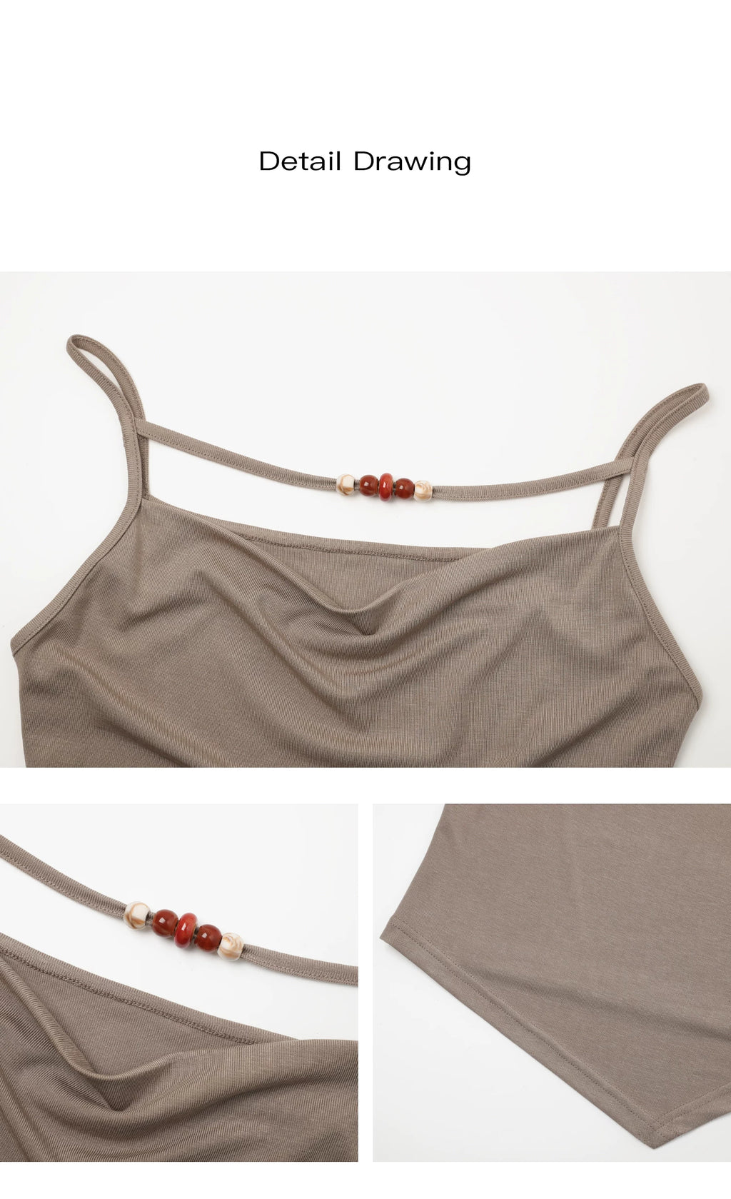 EIGHTHMONTH Casual Suspender Blouse Two-piece Set
