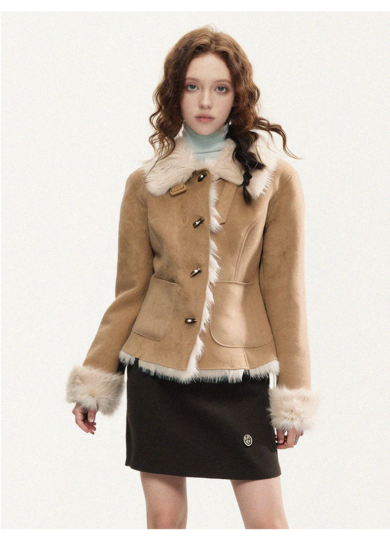 SUREENOUGH Skin-integrated Slim Warm Thick Jacket