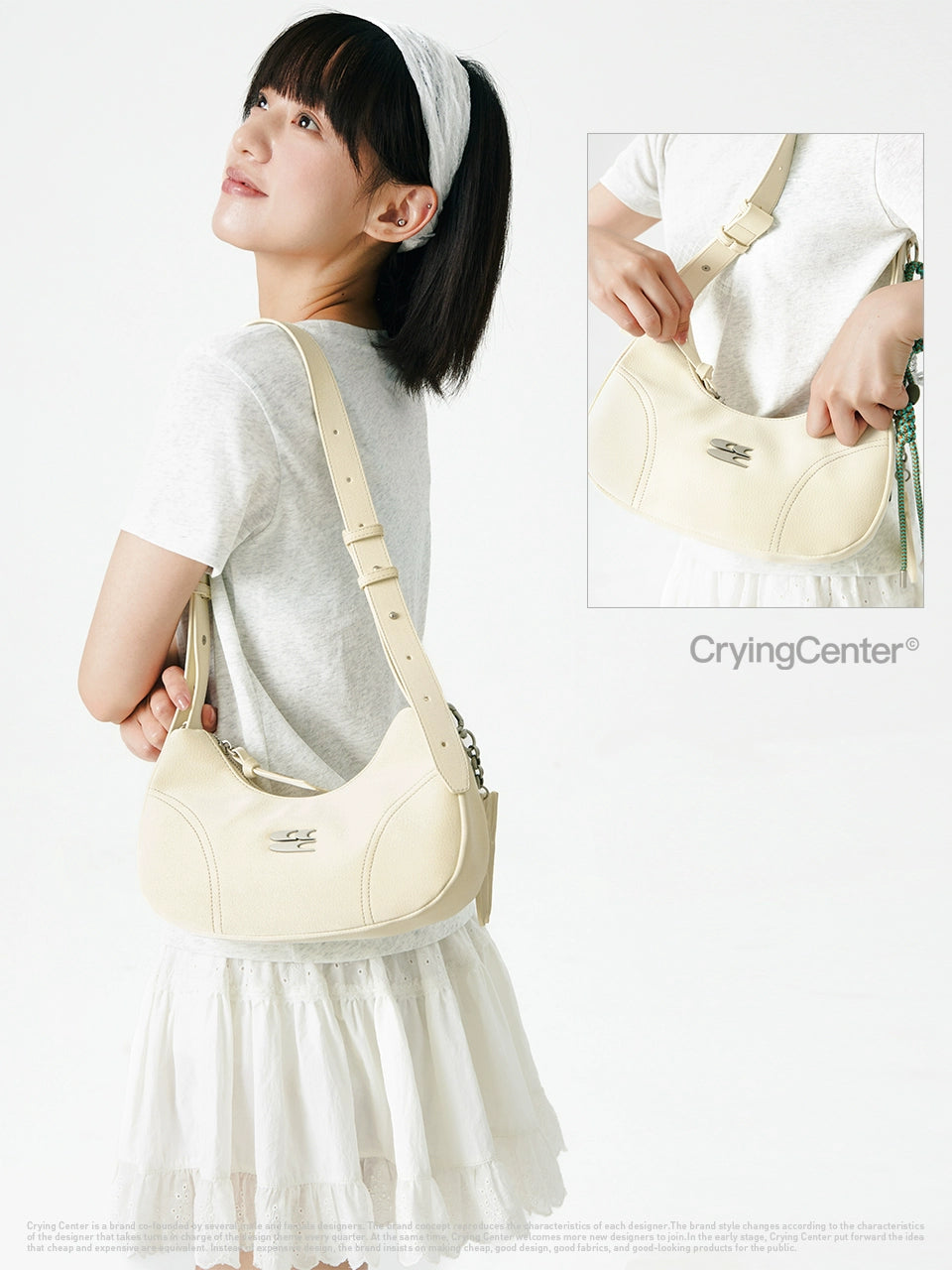 CryingCenter Crossbody One Shoulder Handheld Locomotive Bag