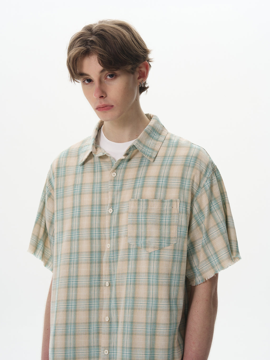 BTSG Plaid Rough Shirt