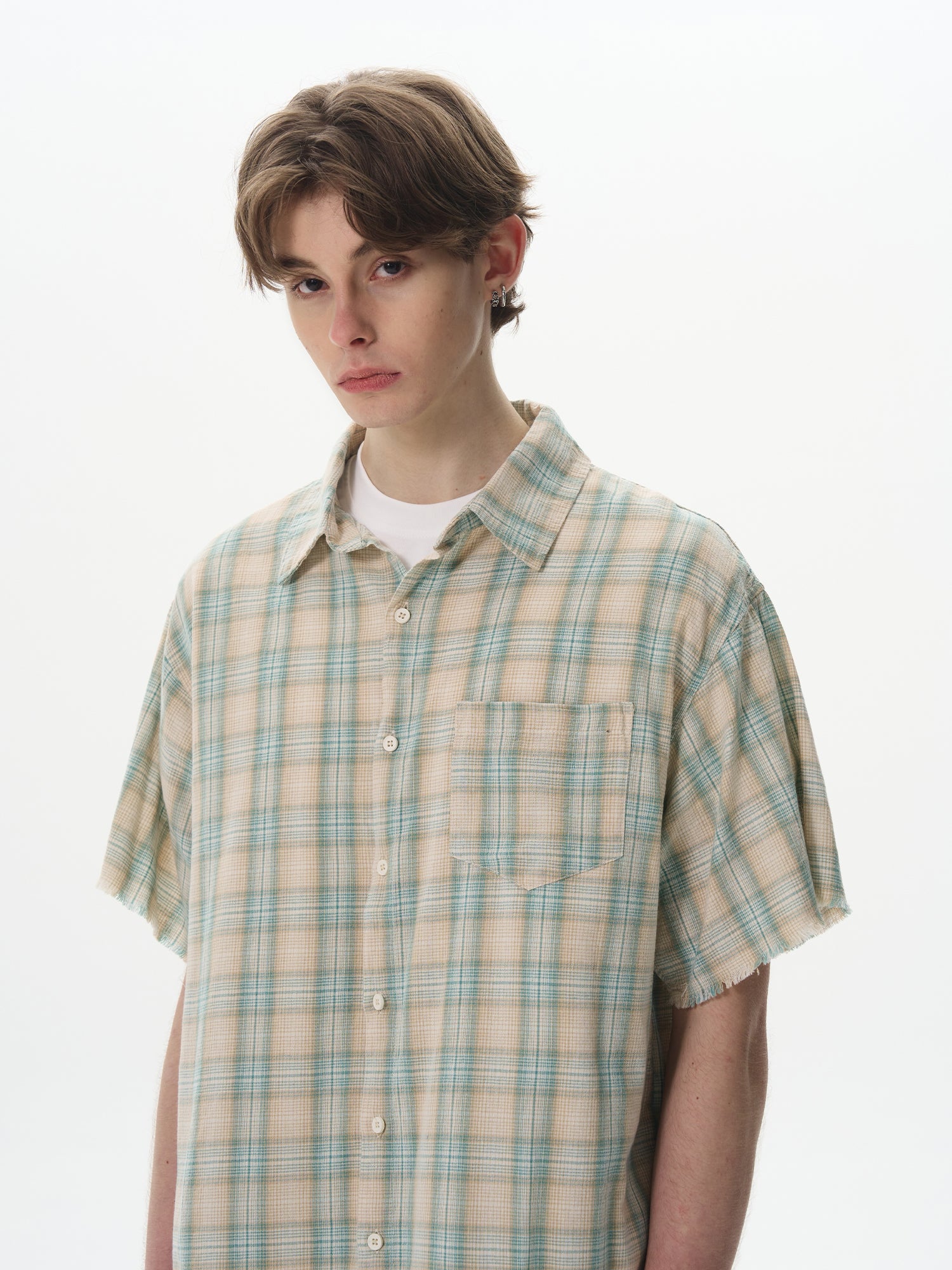BTSG Plaid Rough Shirt