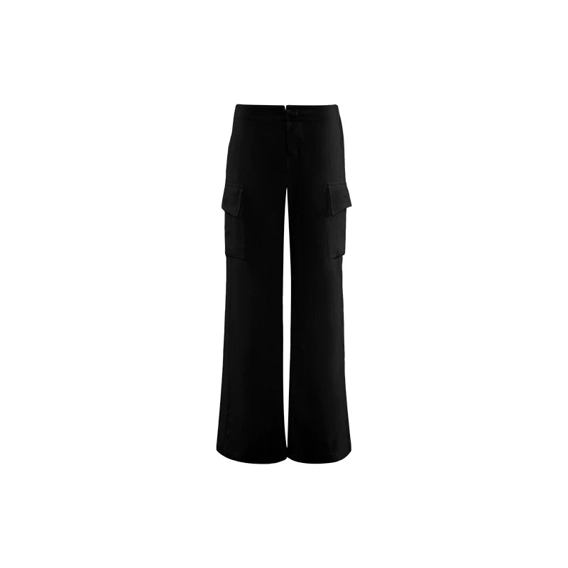 Audwyn Low Waist Skinny Wide Leg Pants