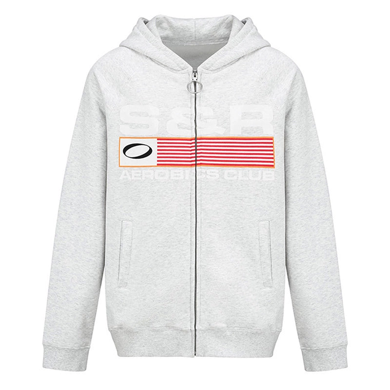 SOSER American Cardigan Top Zip Up Jacket