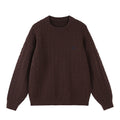 MATCHA STORY Vintage Twist Loose Sweater