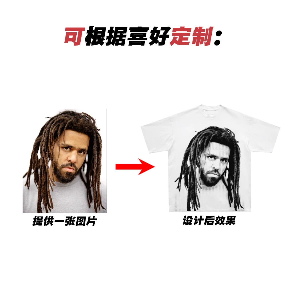 DKNT Character Print Casual Loose Tee