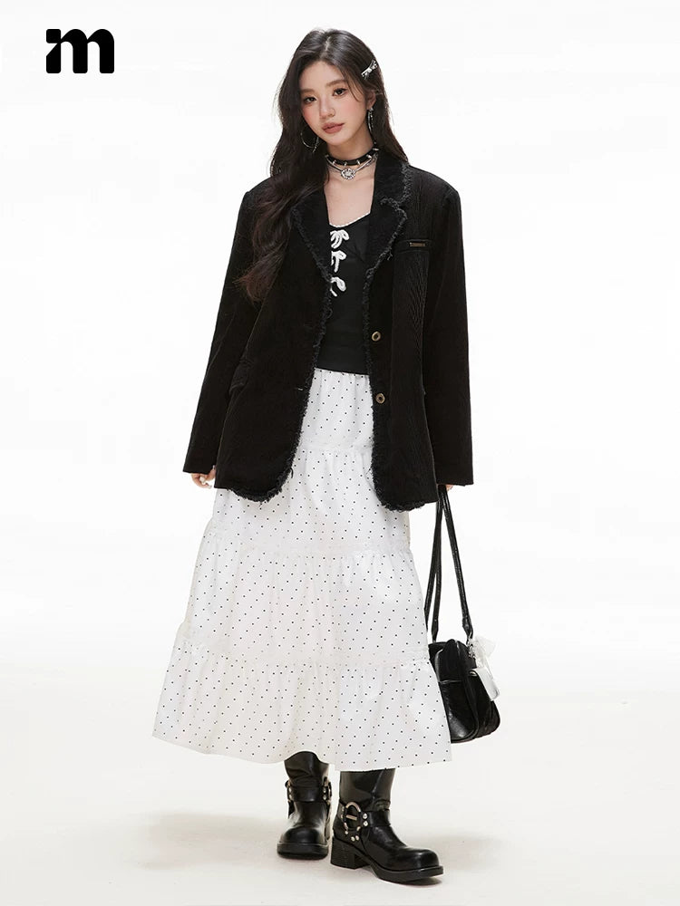 IMONE Vintage Loose Corduroy Blazer