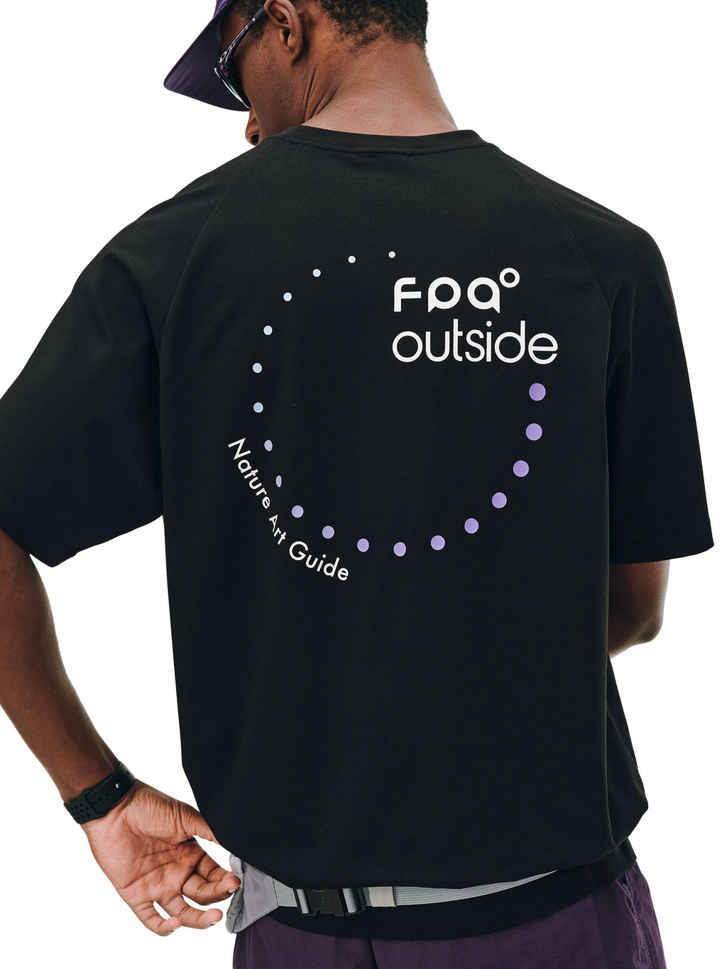 FPA Polka Dot Motion Text Slogan Tee