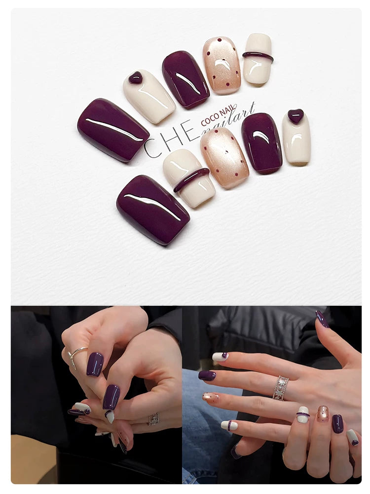 CoCo Light Luxury Premium Handmade Nail Art Wear Nail Art