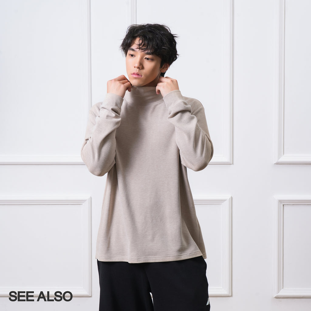 SEEALSO "row wind bulky velvet" 320g keel autumn and winter warm long-sleeved delicate soft bottoming shirt 007