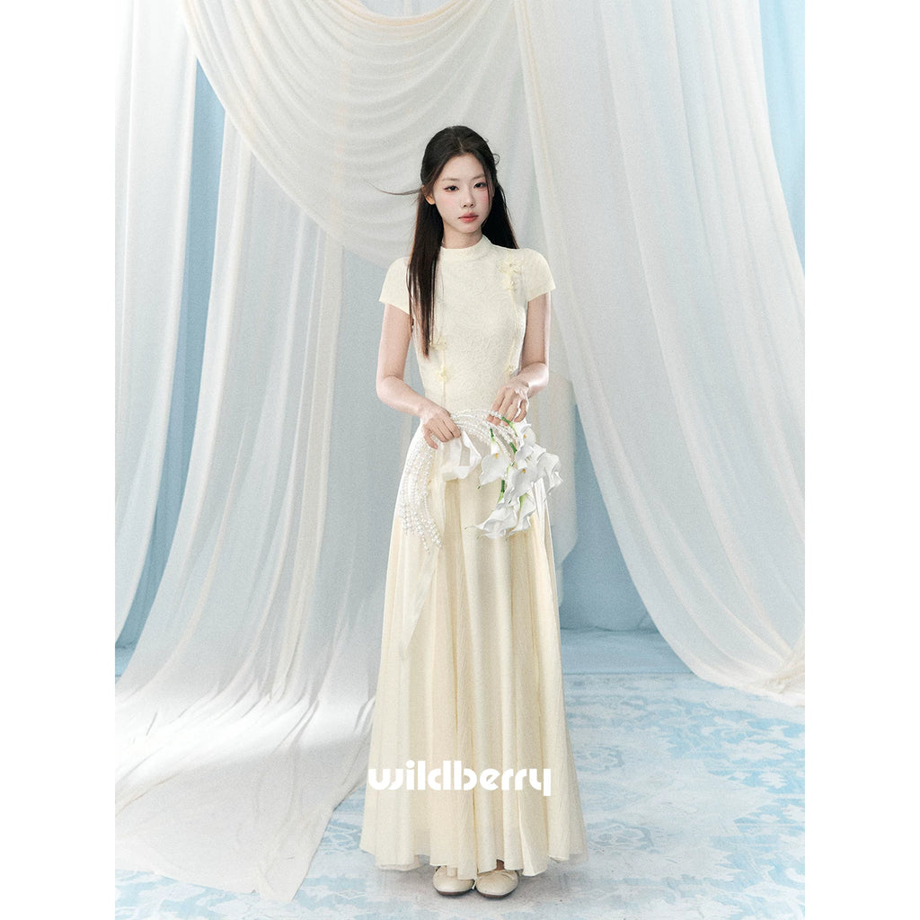 Wildberry Lace Patchwork Dress