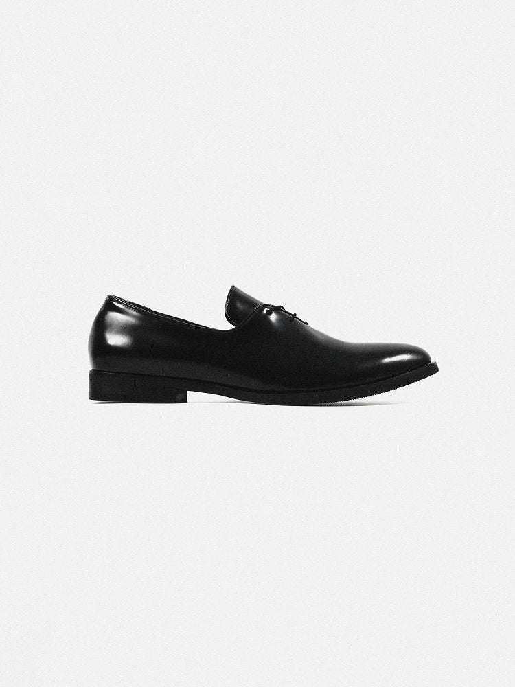 SLIGHT VOGUE Glossy Cowhide Casual Thin-soled Leather Shoes