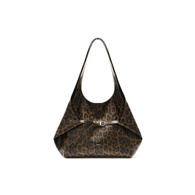 Muva Faux Leather Magnetic Snap Hobo Bag