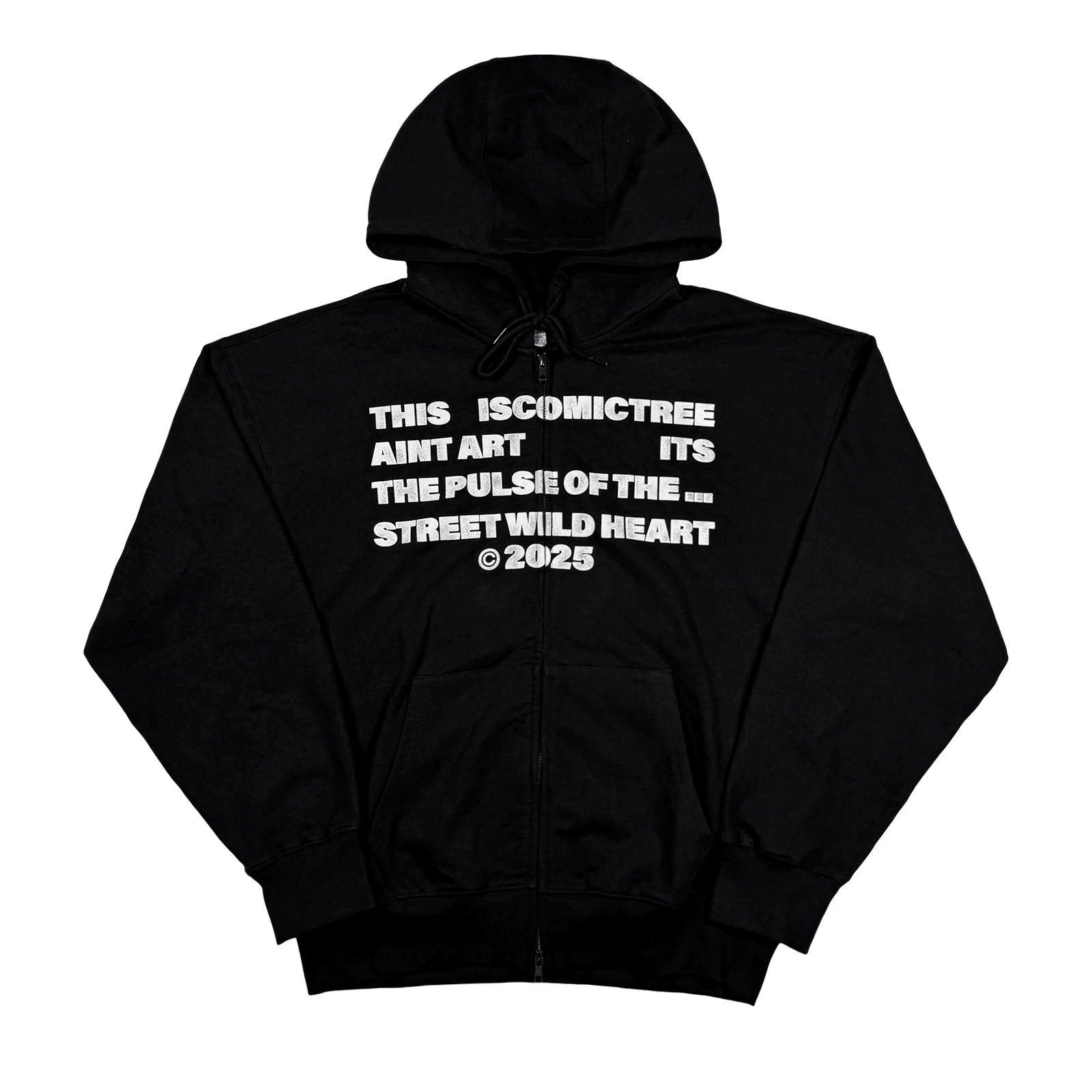 ComicTree Full Print Old Zip Hoodie Sweater