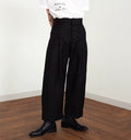 Coln Thick Version Loose Straight High Waist Suit Pants