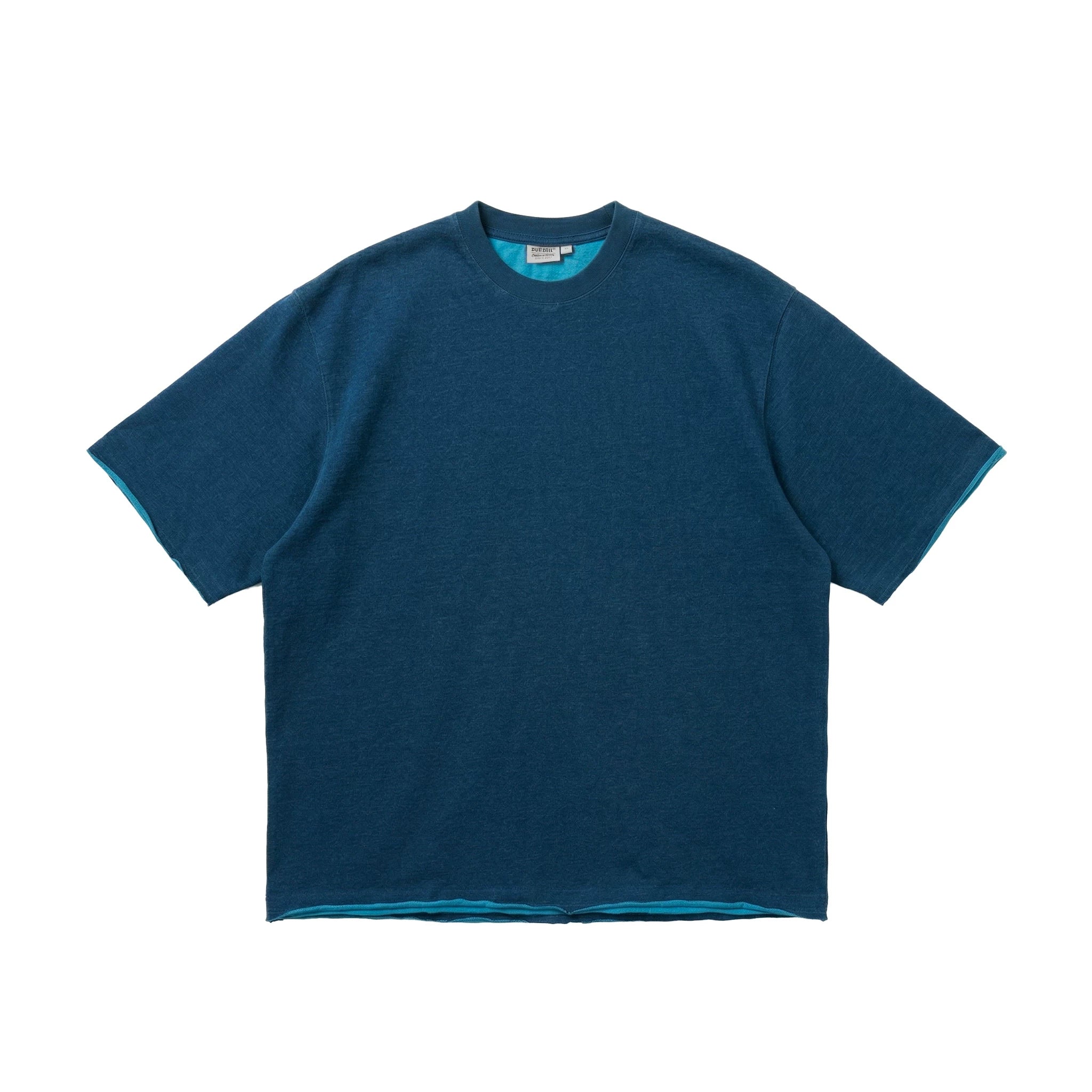 BUTTBILL Retro Contrast Casual Tee