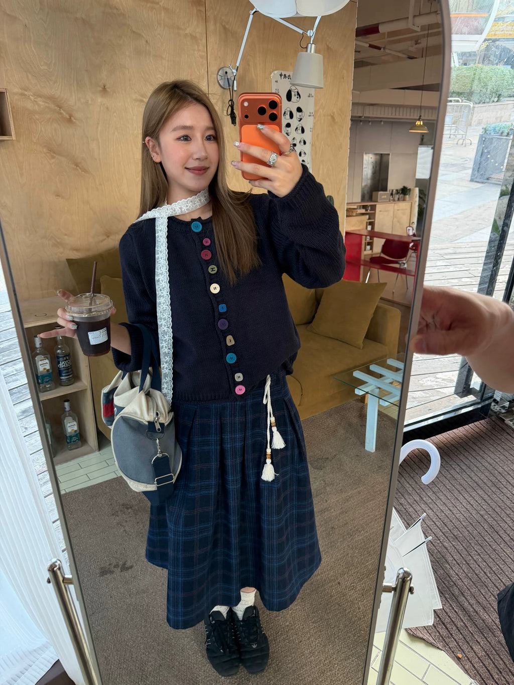 CCYE Colored Button Knitted Sweater Jacket