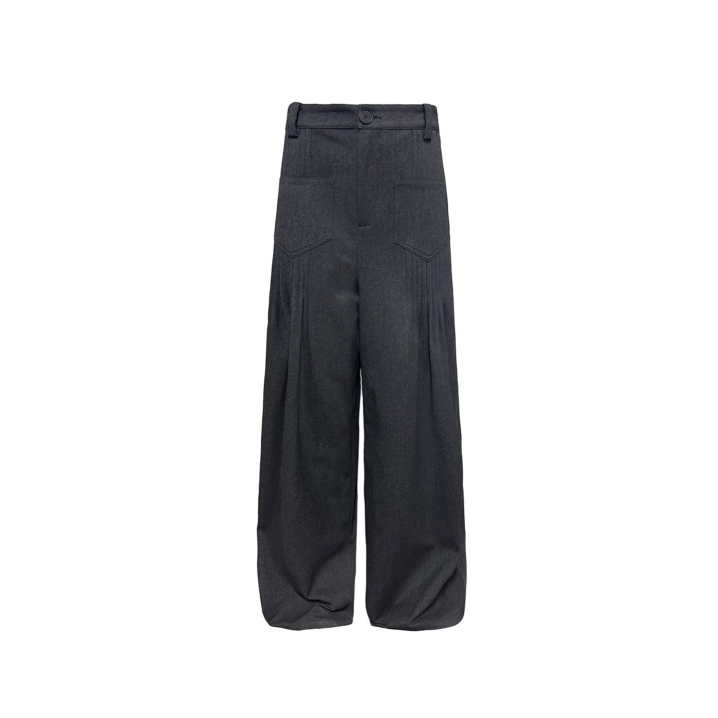 JCAESAR Pleated Straight Micro-wide Casual Pants