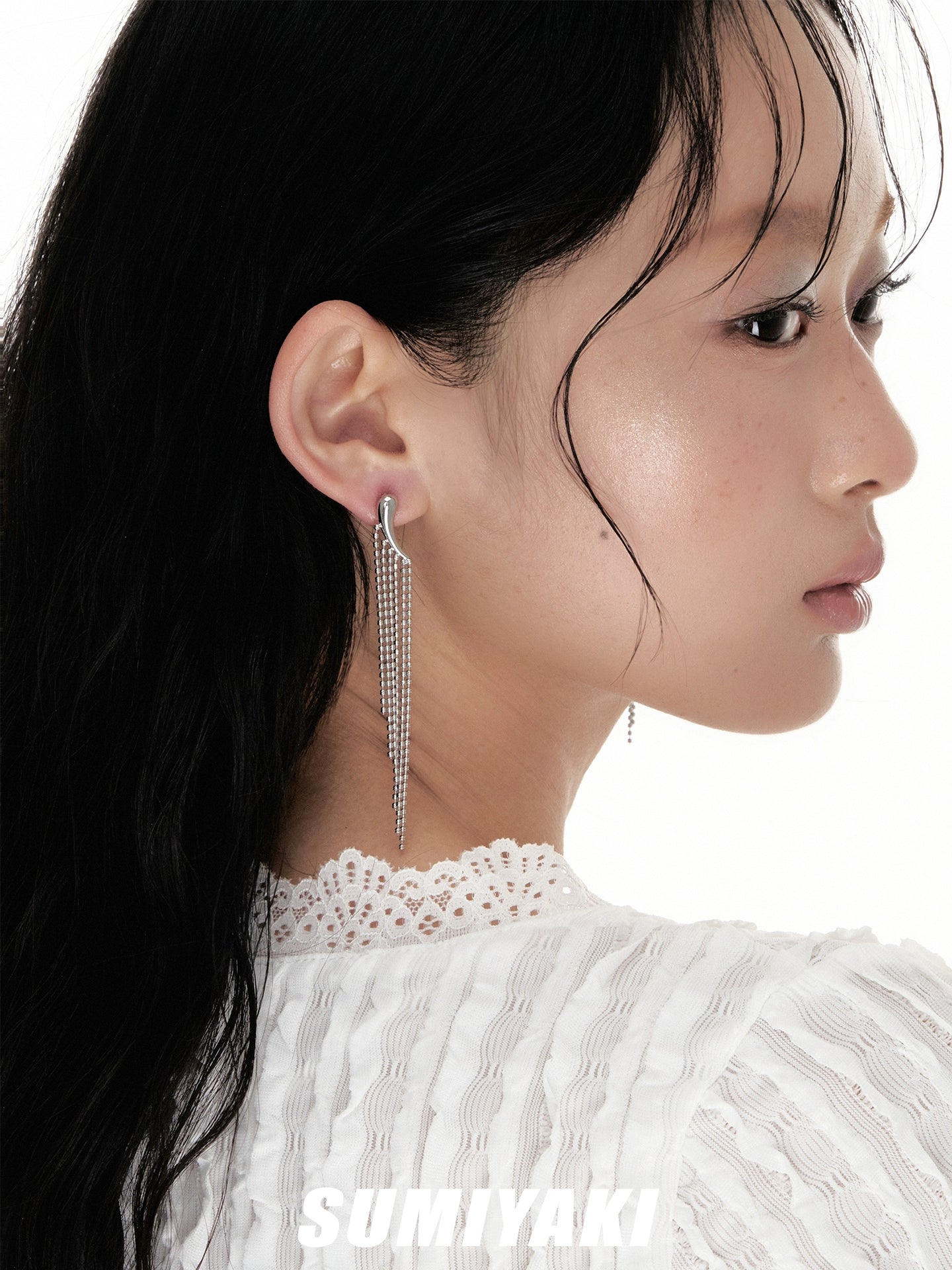 SUMIYAKI Niche High-end Fringed Earrings