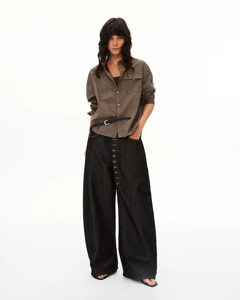 MADWITCH Loose Wide Leg Versatile Casual Pants
