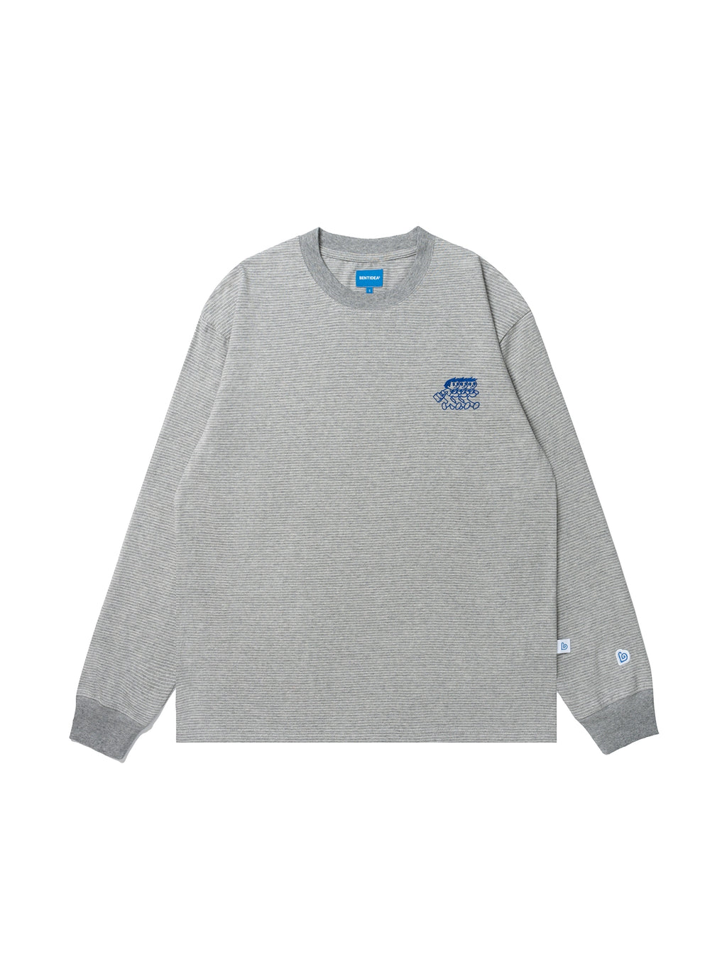 BENT IDEA Casual Pinstripe Long Sleeves