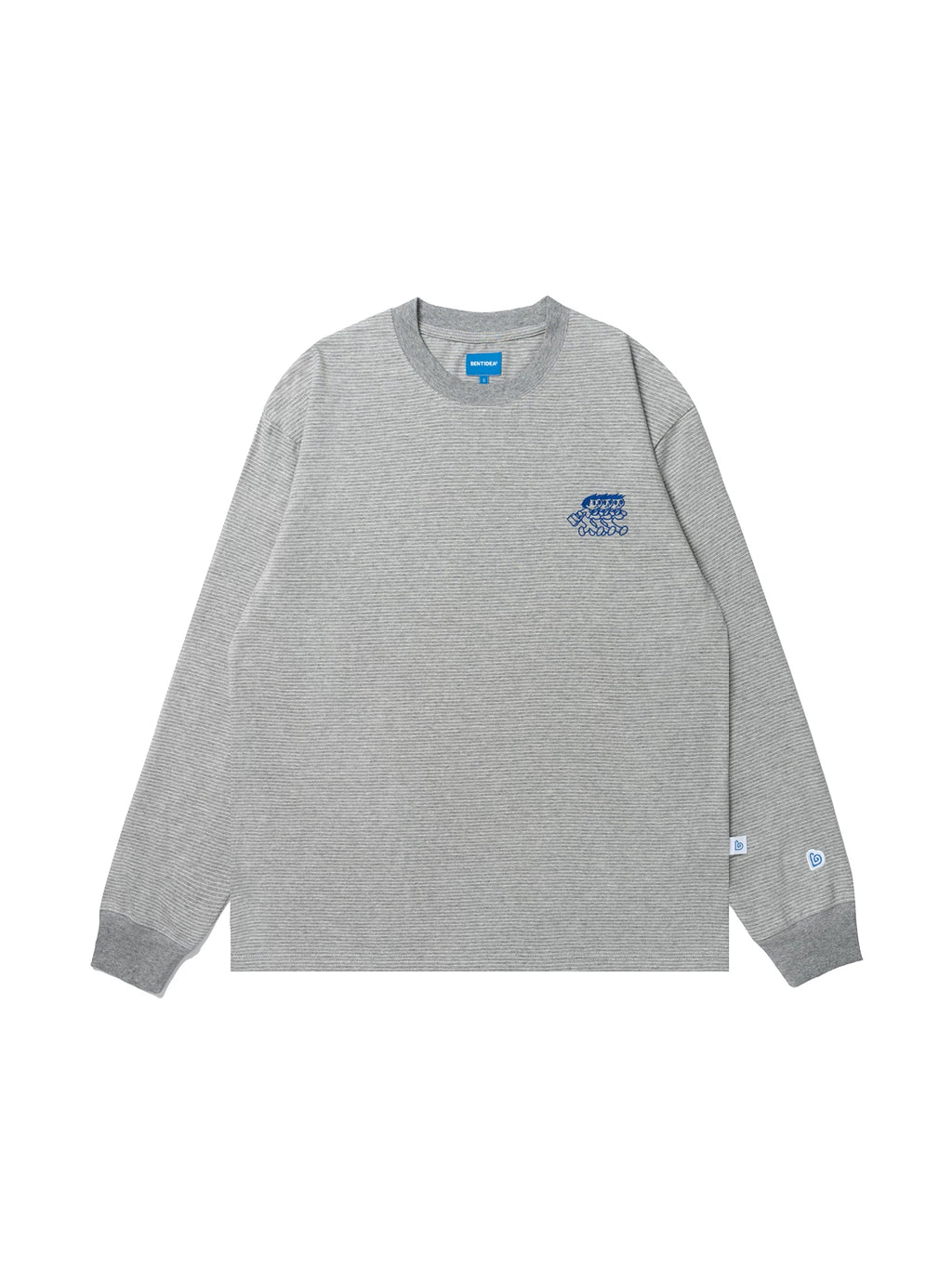 BENT IDEA Pinstripe Casual Versatile Long Sleeve