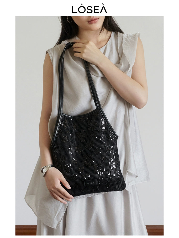 LOSEA Blingbling Sequined Premium Shoulder Bag