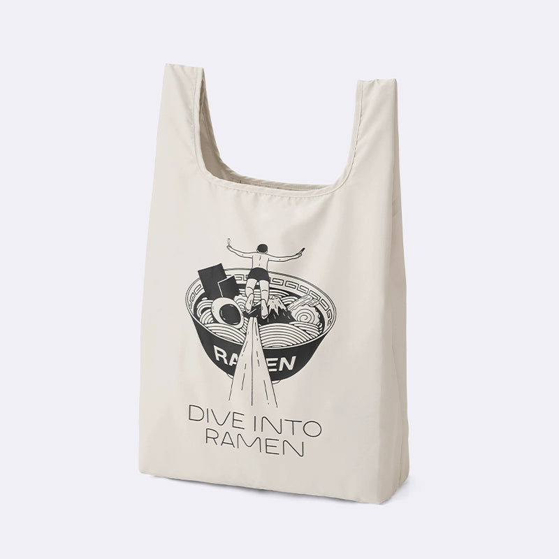 GU Printed Lightweight Portable Shopping Bag