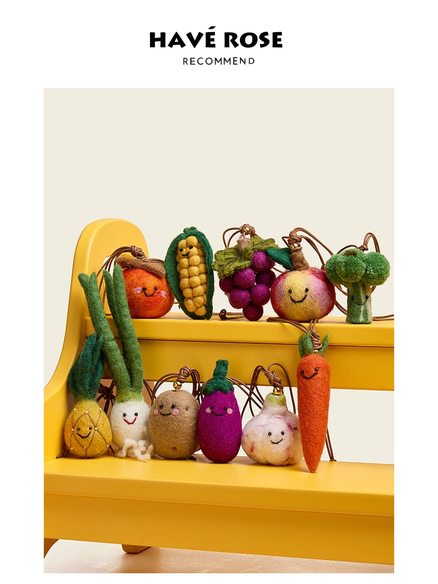 HAVEROSE Wool Felt Cute Doll