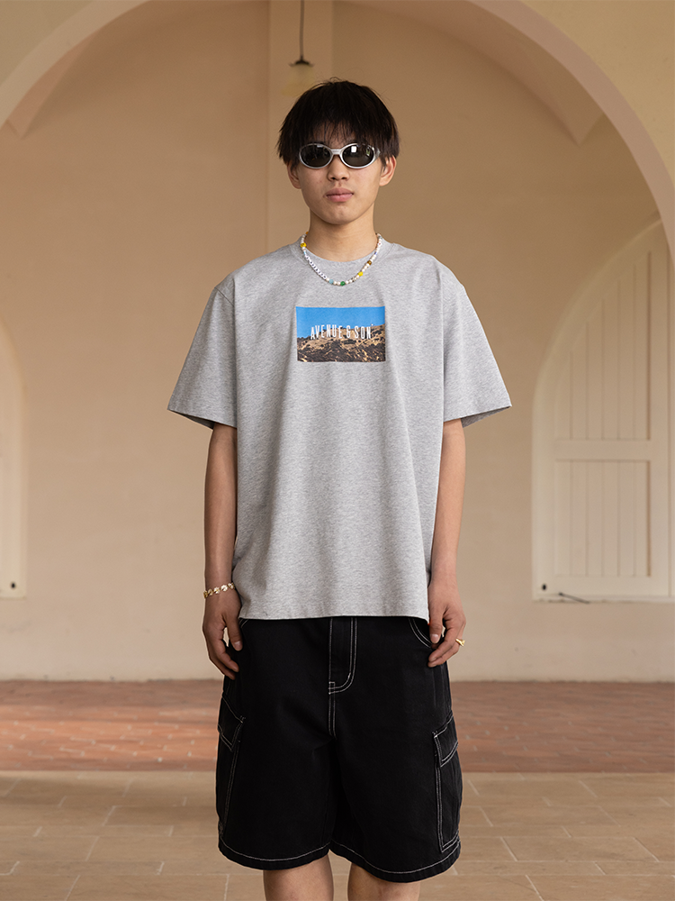 Avenueson Skateboard Hollywood Photo Tee