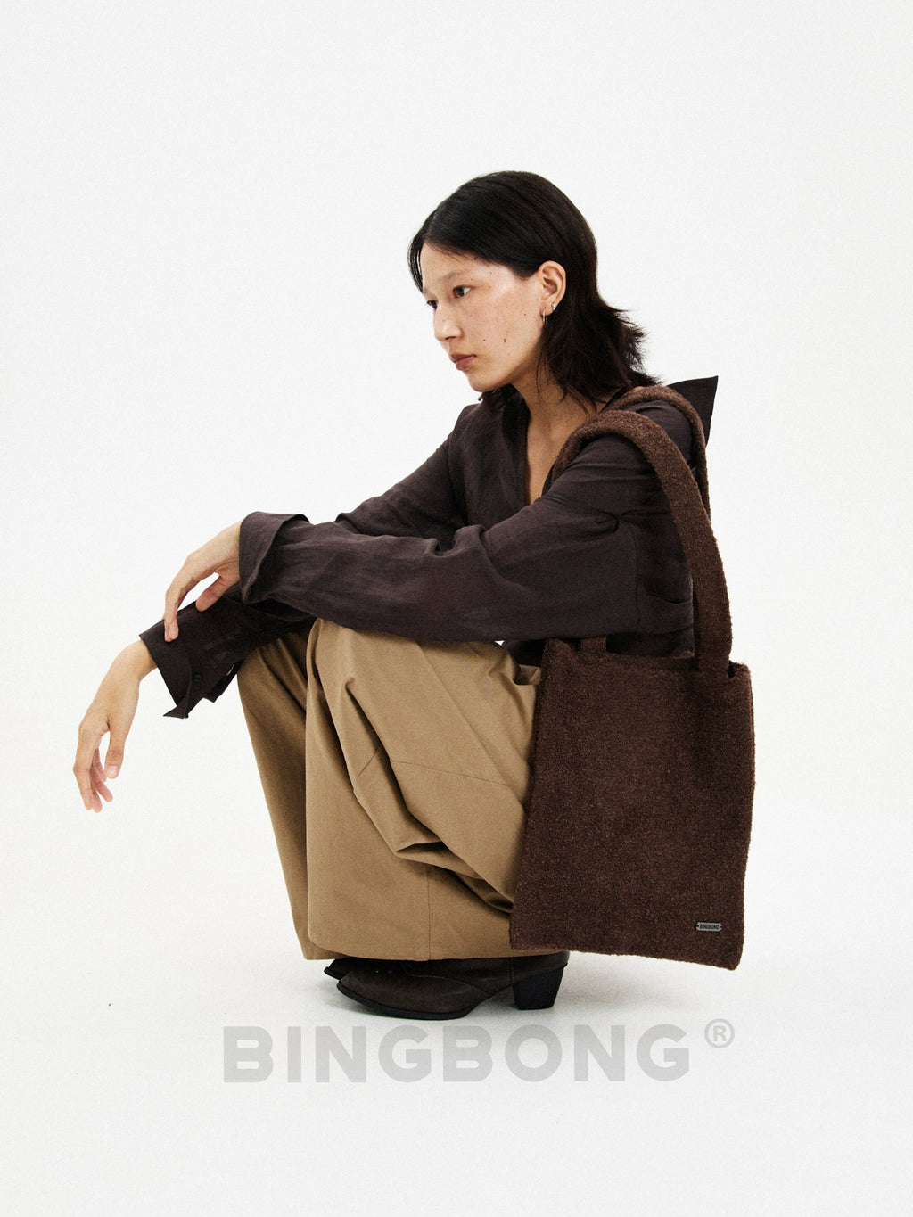 BINGBONG Korean Retro Handbag