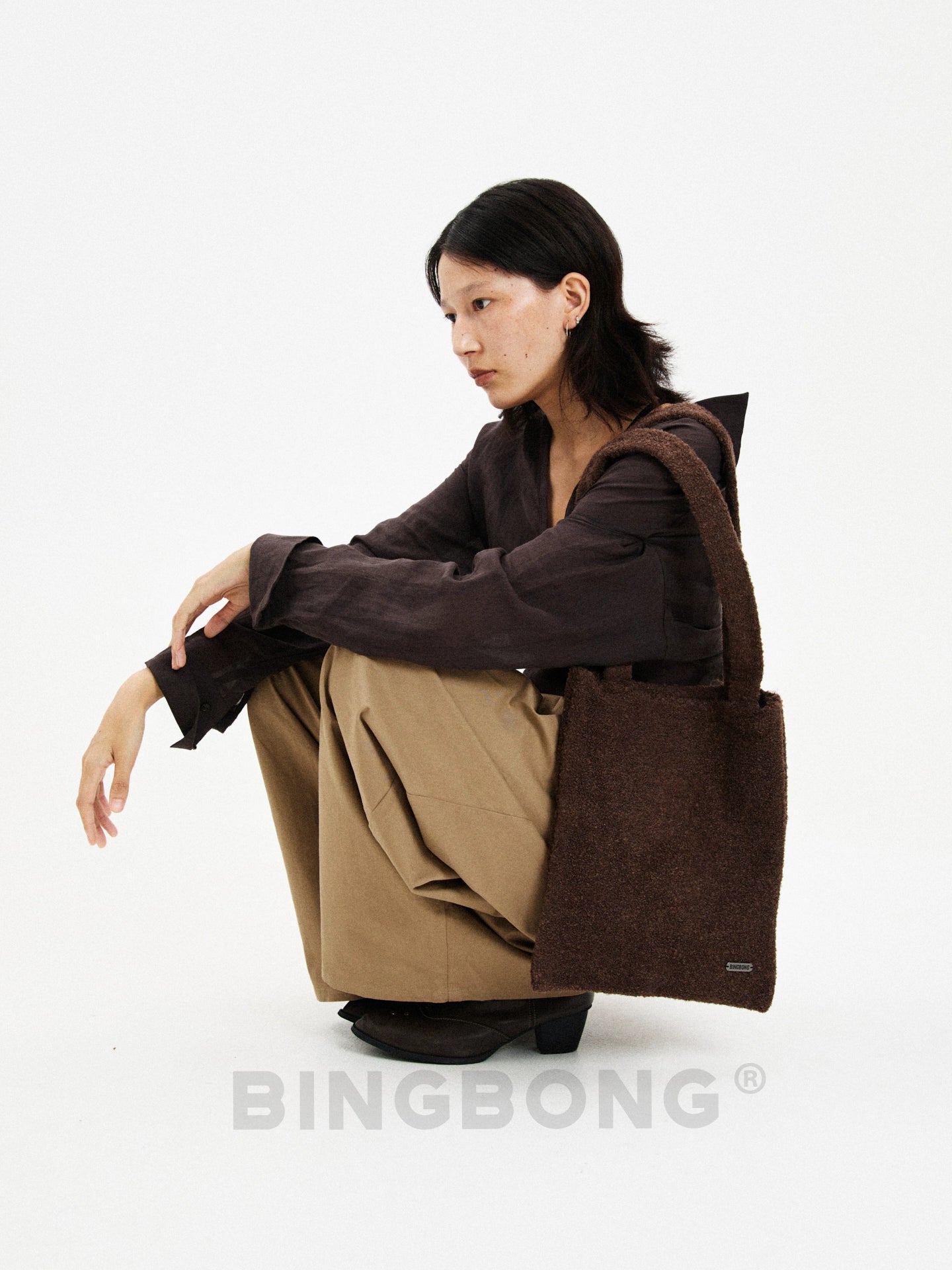 BINGBONG Korean Retro Handbag