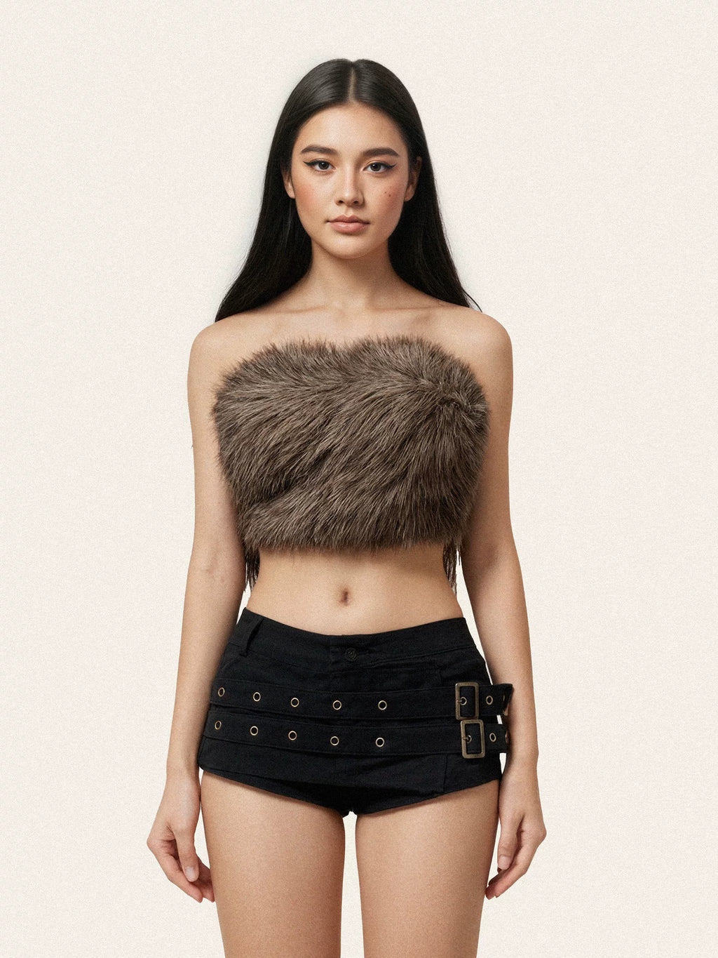 FUNOFF Retro Slim-fit Low-rise Shorts