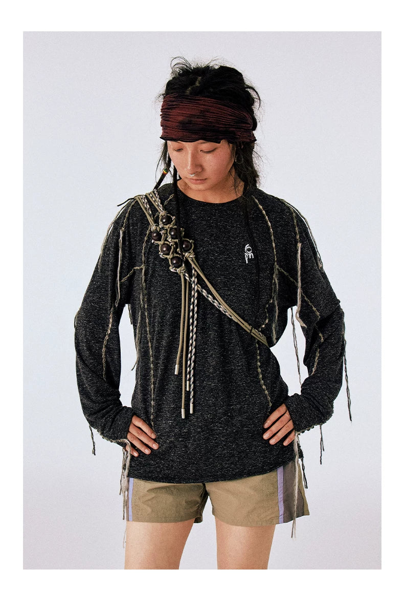 CONP Colored Rock Braided Lightweight Drawstring Bag