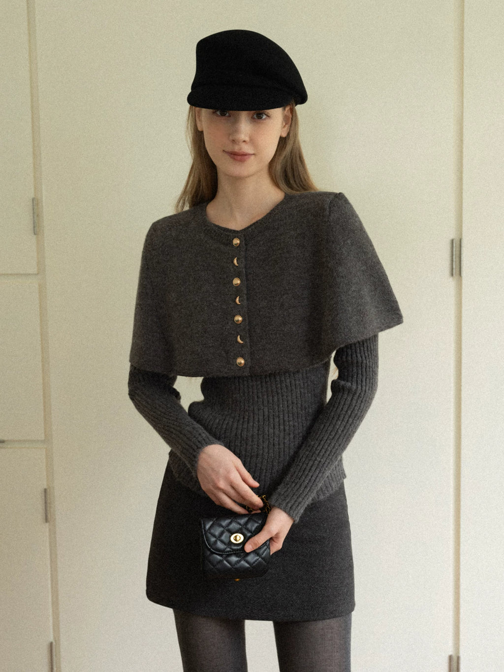 EGGKA Simple High-end Temperament Casual Skirt