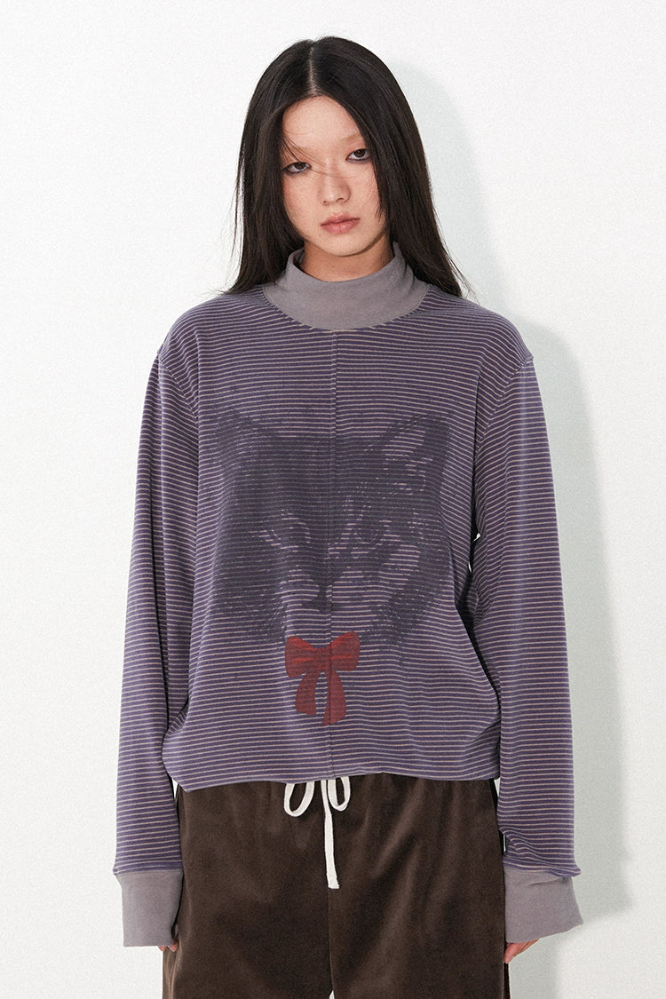 PHYS Striped Plush Bottom Long Sleeve