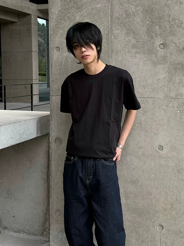 YGN098 Round Neck Cool Casual Tee
