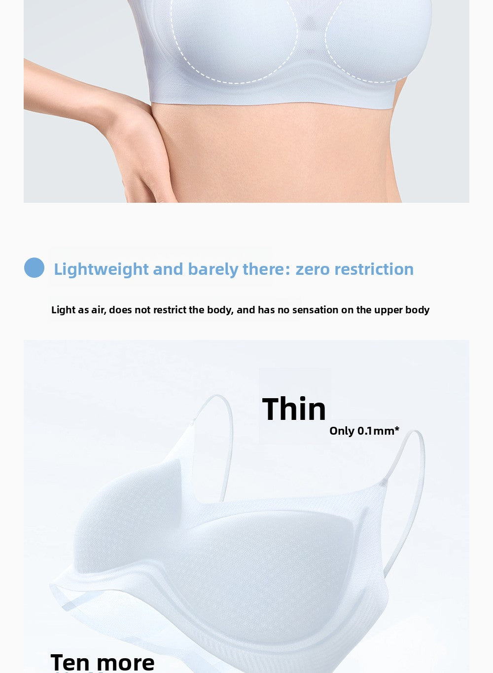SecretWorld Thin Shoulder Strap Cool Bra Cover