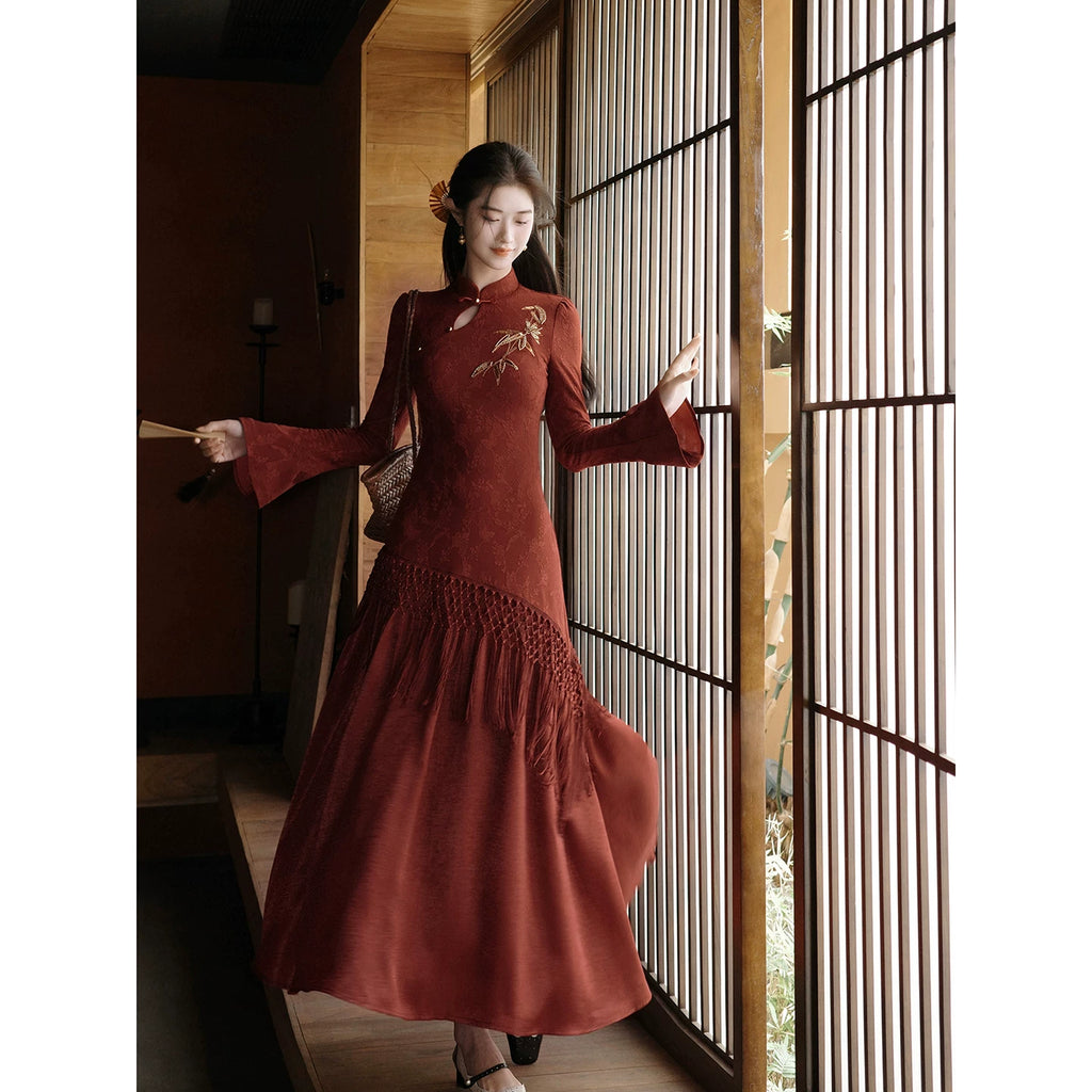 ZIHE Fringed High-end Dress