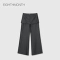 EIGHTHMONTH High-waisted Slacks