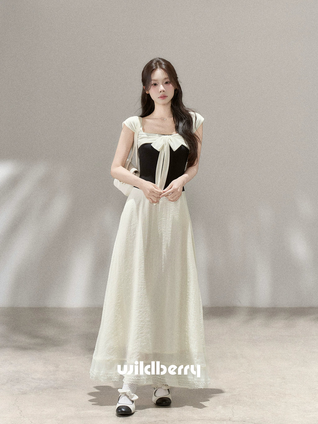 One Wildberry Retro Fake Two Waist Dress