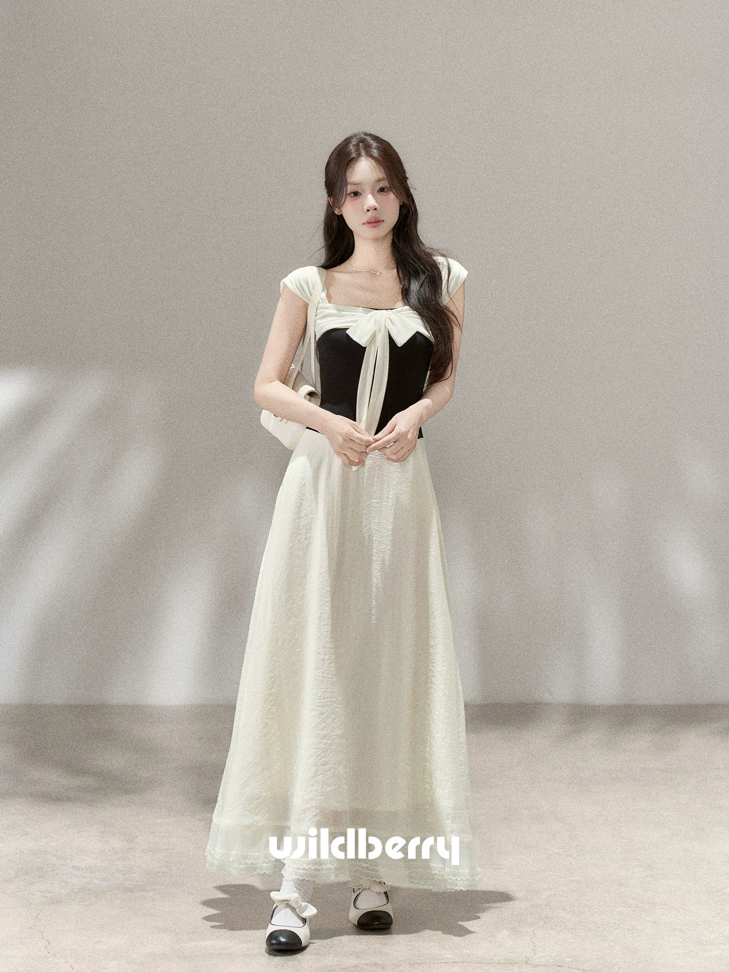 One Wildberry Retro Fake Two Waist Dress