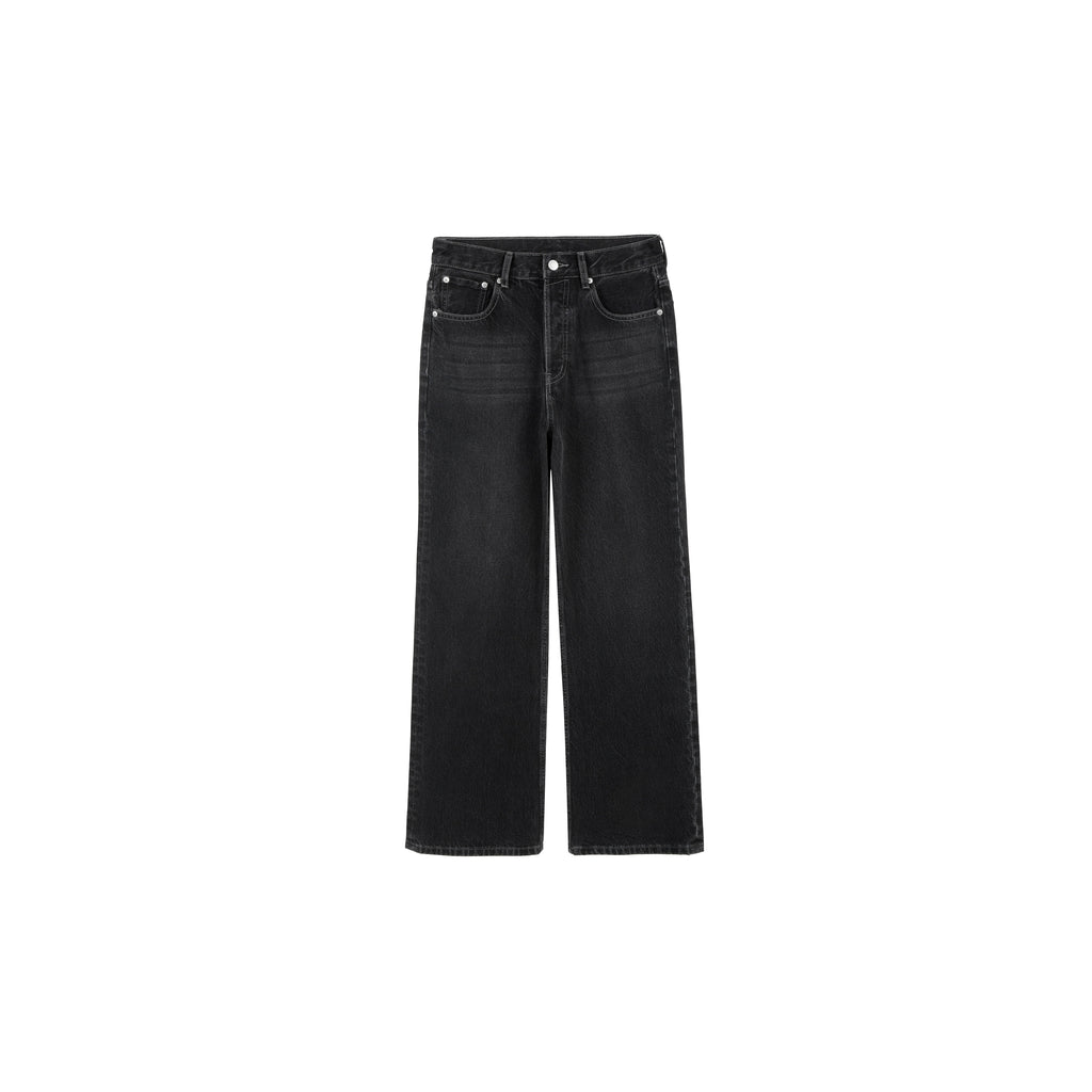 PLUS NO LOGO Washed Old Loose and Micro-pulled Jeans